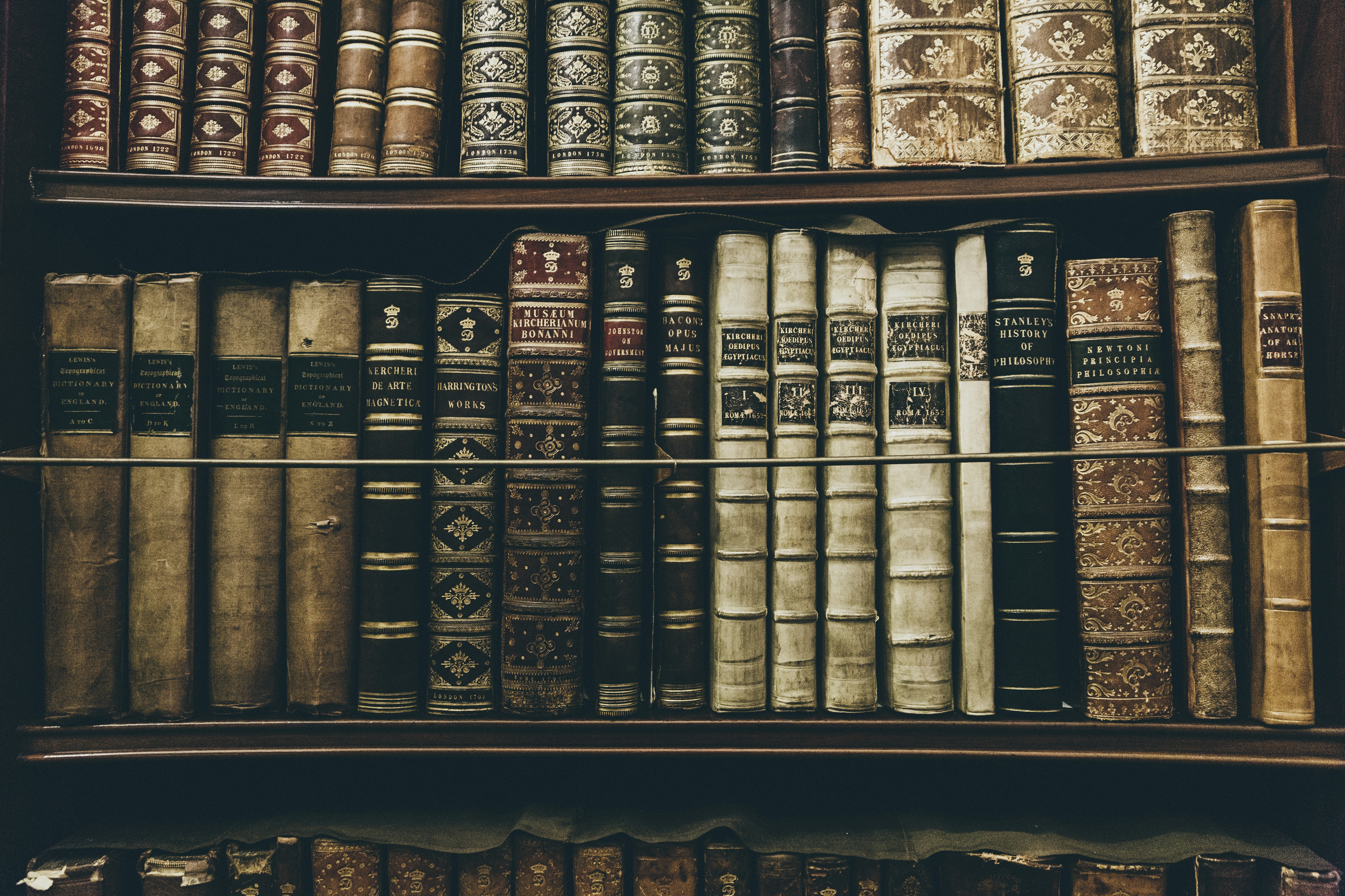 <figcaption>Hard Bound Manuscripts</figcaption>